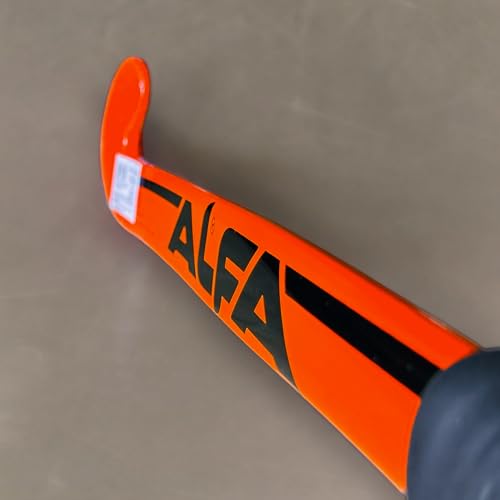 Image of A L F A Y30 Limited Edition Carbon, Kevlar and Glass Fibre Composite Hockey Stick with Stick Bag (Orange, 37 Inch)