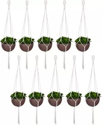 See full amazon price history chart for URHAN Macrame Cotton Plant Hanger Without Pot & Pack of 10 | Ceiling Hook Hanger, Rope Flower Pot Holder for Indoor Outdoor Balcony Garden | Home Decor Flower Planter (Ivory) URHAN Macrame Cotton Plant Hanger Without Pot & Pack of 10 | Ceiling Hook Hanger, Rope Flower Pot Holder for Indoor Outdoor Balcony Garden | Home Decor Flower Planter (Ivory) (B0C54ZKFRV) Amazon Price History, Amazon Price Tracker