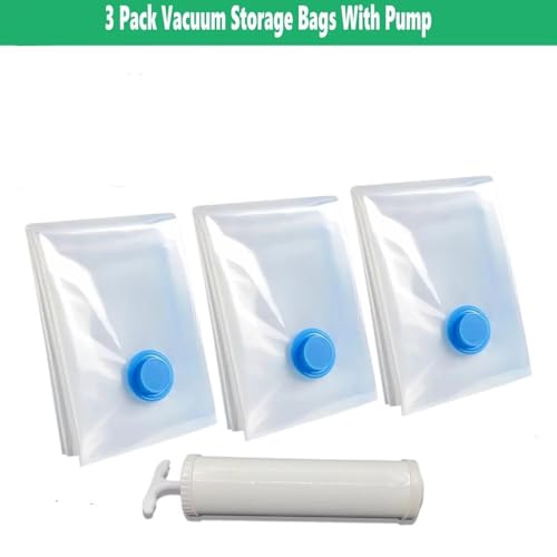 �^����[�� �o���u�t�� �܂肽���ݎ� ���k �ȃX�y�[�X �ߗގ��[ �^�I�� �z XL 80X100CM/3pack Bags with pump