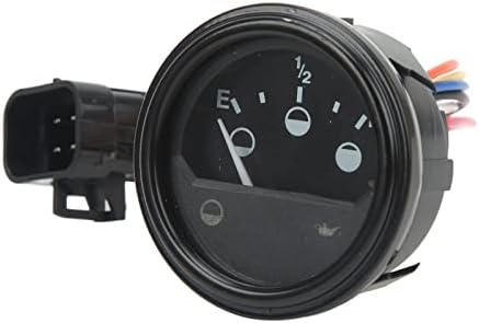 HETHLIF Battery Fuel Meter Durable Indicator for EZGO RXV 48V 2008-up, 1 X Battery Fuel Meter for Electric Gas, ABSDisplay Range: F-1, 2-E