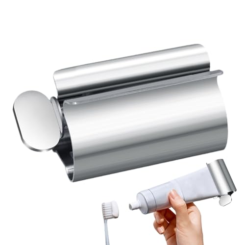 HunicandIU Exprimidor De Tubos De Pintura - Dispensador Extractor De Pastas | Dispensador Manual De Pastas En Acero Inoxidable para Pasta De Dientes Y Crema Facial HunicandIU Exprimidor De Tubos De Pintura - Dispensador Extractor De Pastas | Dispensador Manual De Pastas En Acero Inoxidable para Pasta De Dientes Y Crema Facial