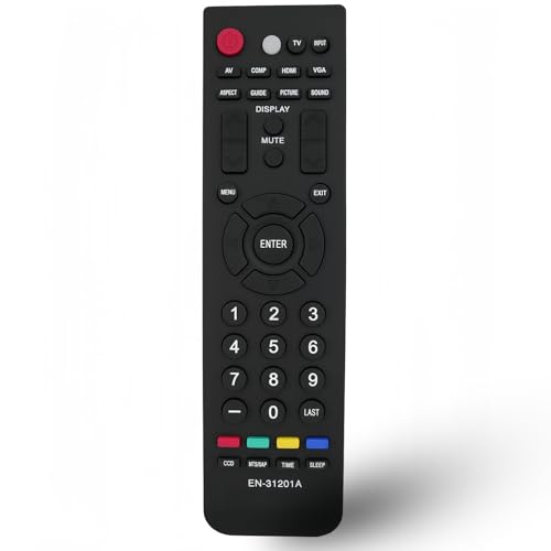 Universal Replacement Remote Control for Emerson TV EN-31201EM LTDN42V68US for Hisense F46V89C F55V89C LHDN32V66AUS LHD37V87US LTDN39V77US LTDN40V87US Nexus EN-31201N LCD HDTV