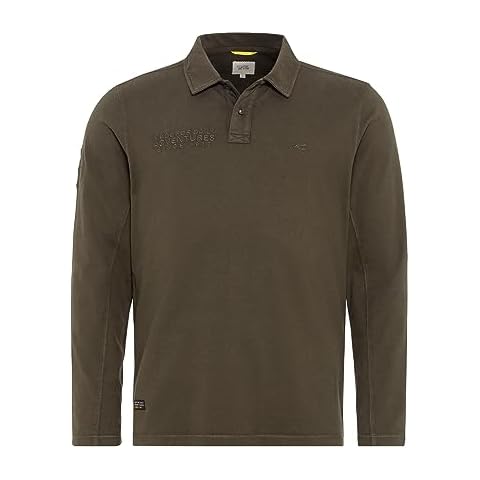camel active Dark Khaki Men's Polo Shirt Cover