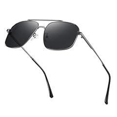 Gunmetal Frame Black Lens