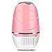 Produktbild Hojkl Gesichtsreinigungsbürste & Reinigungsstation Reinigungsschwamm & Bürste für Peeling, Massage, weiche Bürsten für Gesichtspolitur und Peeling, Silikagel, rose, 9.5*5cm