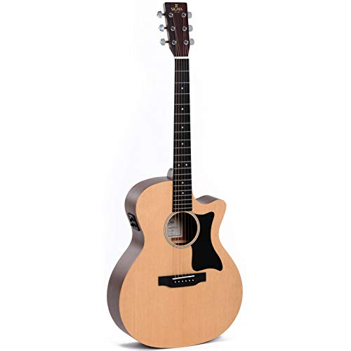 Sigma Guitars GMC-STE – Guitare Acoustique - Les Beatles, Paul McCartney, John Lennon, RIngo Starr, George Harrison Sigma Guitars GMC-STE - Guitare Acoustique
