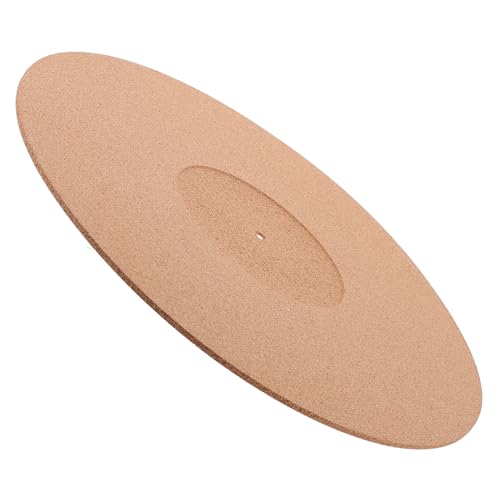 Levemolo Cork Turntable Mat Records Player Turntable Pad Anti-static Slipmat for Vinyl Records