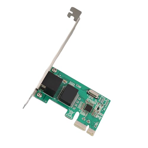 Drfeify Tarjeta de Red PCIe Gigabit 10/100/1000Mbps para 8111E Control Full Dúplex Plug and Play miniatura 4