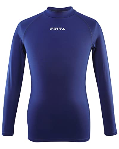 [フィンタ] FINTA サッカー フットサル ジュニア Jr. ハイネック インナー シャツ FTW7028 (011) ネイビー 130