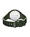 Lacoste Ollie Men's Quartz Ionic Plated Barley Green Steel Case with Green Silicone Strap, Green (Model: 2011268)