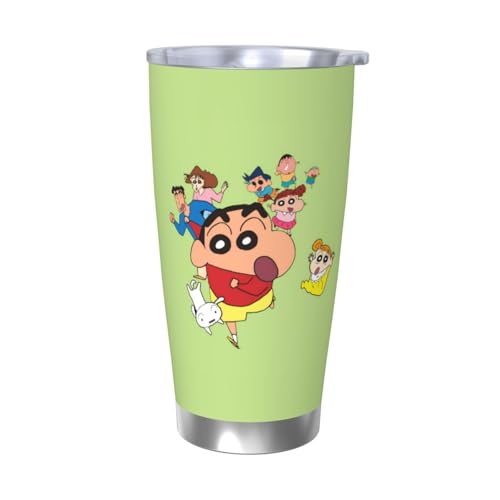 クレヨンしんちゃん 水筒 真空断熱ケータイマグ 600ml ステンレスボトル 車用 直飲み 保温 保冷 フタ付きコーヒーカップ アウトドア 車のネイブに最適 スポーツタイプ ステンレスクールボトル 軽量 隔? 水筒 男の子 女の子