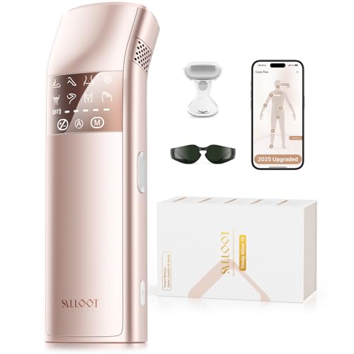Depilación Láser Profesional IPL, Super Rápida TRIPLE-Pulso, 12 cm² Grande Indolora Zafiro 3℃ Hielo Enfriamiento Contacto, Depilación Aparato para Mujeres y Hombres Inicio