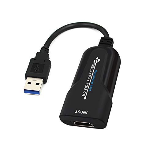 Przenośna karta przechwytywania gier USB 3.0 2.0 1080P kompatybilny z HDMI adapter do transmisji wideo HD do nagrywania transmisji na żywo