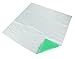 Remedies Washable Bed Pads - Reusable Underpads for Incontinence, Soft and Absorbent Underpad, Large 34 x 36 inches, Pack of 4 (Green)