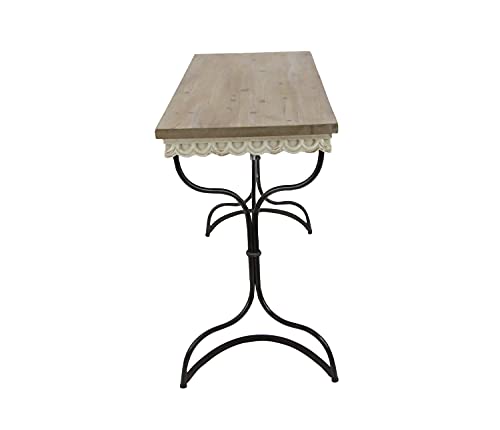 Deco 79 Console Table, 46" L X 18" W X 30" H, Brown #TOP2