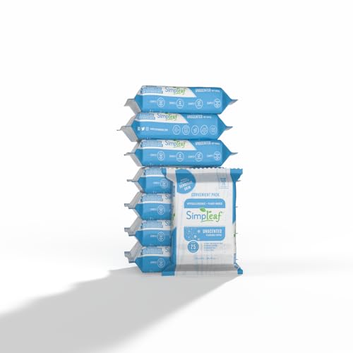 Simpleaf Flushable Wet Wipes Unscented Eco-Friendly