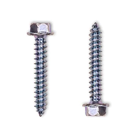 SatelliteSale General Purpose 5/16" Outer Diameter X 2" Long 7/16" Hex Head Lag Bolt Zinc Plated Screws Cover