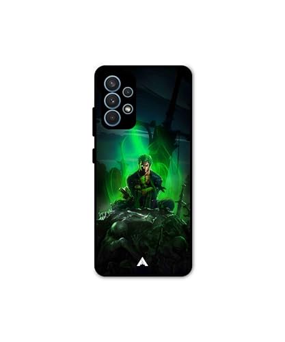 Image of Premium Anime 1 Case for Samsung Galaxy A32 5G (Glossy Finish) Soft-Touch Metal TPU Back Cover, Shockproof, Designer, Aesthetic Mobile Phone Case