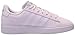 adidas Women's Grand Court 2.0 Sneaker, Ice Lavender/Ice Lavender/Matte Silver, 7.5