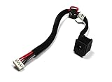 Ajuste profesional requerido Power4Laptops Conector de alimentación portátil con Cable Compatible con Toshiba Satellite C650D-006