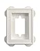 Builders Edge 6-5/16 in. L Prefinished White Copolymer Mounting Block