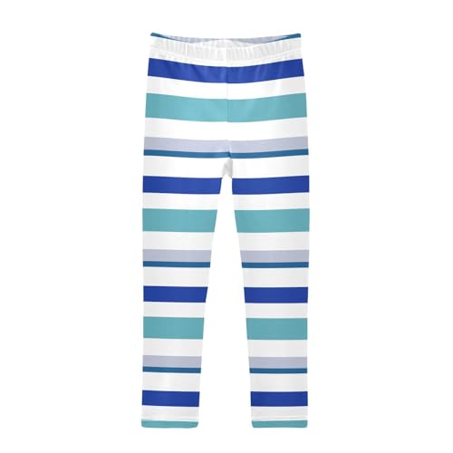 GuoChe Stripe Blue Toddler Girls Shorts Cotton Cartwheel Shorts Bathing Suits for Beach