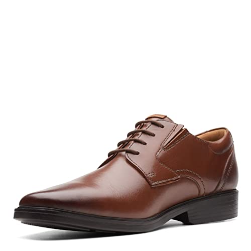 Clarks Clarks Men's Clarkslite Low Oxford, Tan Leather, 11 Wide US