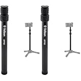 ベルボン Velbon 一脚ポール MPP80 エクステンションロッド 三脚エクステンダー 501158 伸縮式 アルミ製 エレベーター延長 最大81.5cm (× 2)