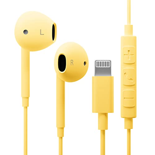 Premium Style Lightningコネクタ ステレオイヤホン イエロー PG-SEIE3YE7