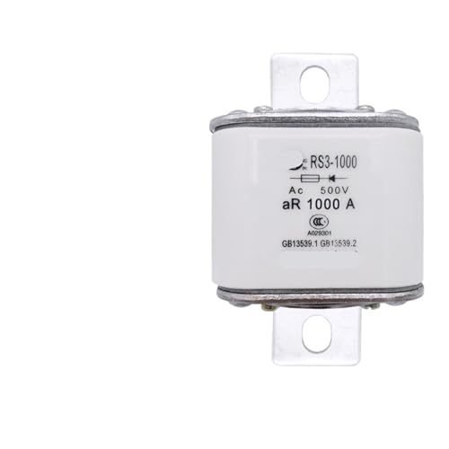 Fusible céramique de puissance RS3-1000 500V aR type cartouche industrielle 1000A