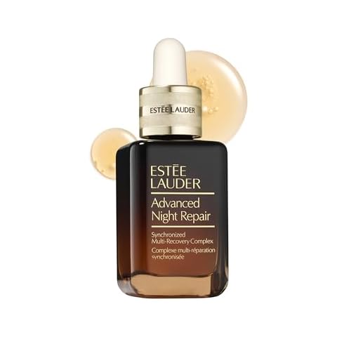 Estée Lauder Advanced Night Repair Face Serum Synchronized Multi-Recovery Complex with Hyaluronic Acid & Peptides| Anti Aging & Hydrating, 1 Fl Oz Cover