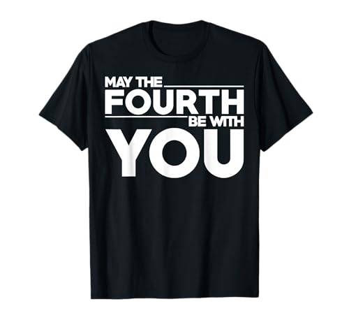 Star Wars May The Fourth Be With You t-shirt vêtement coton col rond mode homme femme