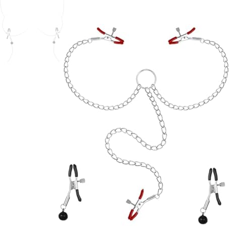 1 pezzo di morsetti in silicone rosso con pinze per