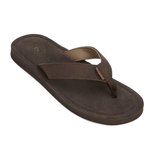 COOL shoe corp. - Tong - DUNE BROWN - Taille 44 - En Cuir