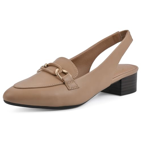 Image of WHITE MOUNTAIN Women's Boreal Low Block Loafer Heel
