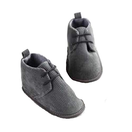 Macanoco and Co. Baby Chester Suede Boot Shoe Shadow (6-12 Months)