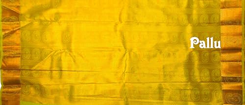 Image of VFCollections Women's Kanchipuram Silk Saree With Blouse Piece