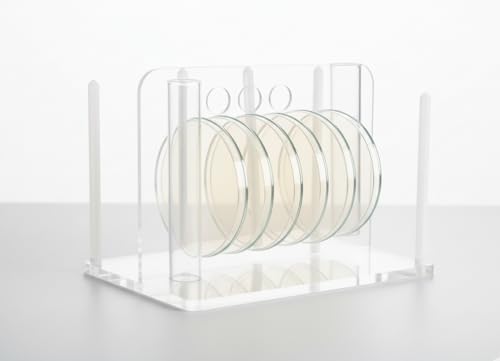 Image of Genxx Polypropylene Petri Dish 125MM (Pack of 4) Clear and Unbreakable Lab Culture Dish, Autoclavable Plastic Petri Plate for Science Experiments and Laboratory Use
