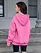 Arshiner Girls Oversized Hoodies Fleece Pullover Sweatshirts Sweatshirts Kids Pink Fashion Outfits Fall Winter Clothes Size 12-14