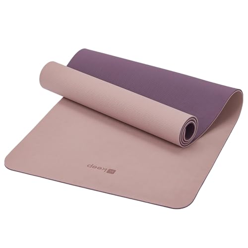 KEEP 72 x 24 Yoga Mat 7mm Thick Non Slip TPE Mat pink