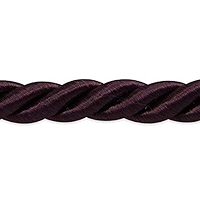 Trims By The Yard Rebekah Twisted Cord Trim - 1/4 Inch Width, 5 Yard Cut In Cocoa Brown