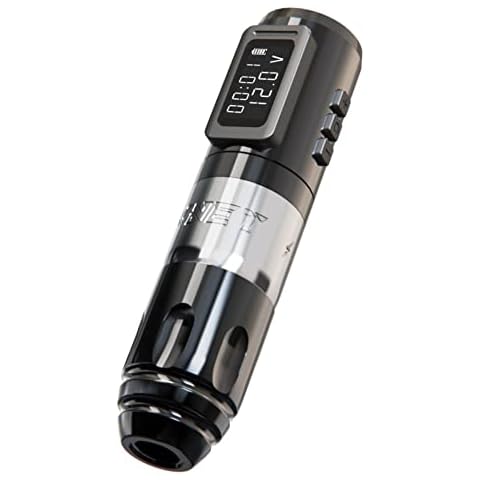 Xnet® Claws Tattoo Gun Wireless with Powerful Brushless Motor - 1800 mAh Battery Rotary Tattoo Machine Pen LED Digital Display Tattoo Equipment Supply for Professionals Tattoo Artists, Silver Cover