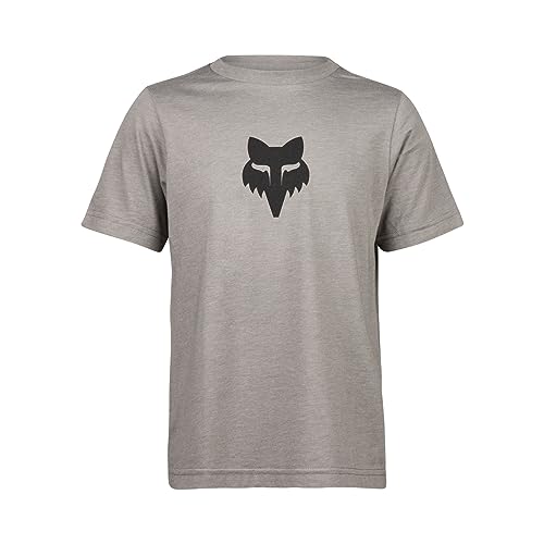 Fox Racing YTH Legacy Unisex Child Windproof Tee, Grey, M EU
