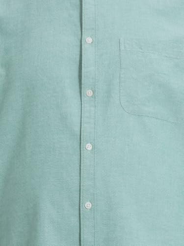 Image of Thomas Scott Men's | Plus Size | Regular Fit | Long Sleeves | Button-Down Collar | Oxford Fabric | Casual | Shirts for Men