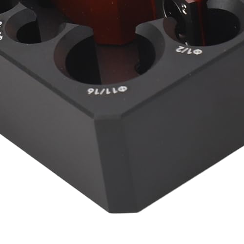 Dowel Maker Jig Imperial, 8 Holes Adjustable Dowel Maker Jig Kit with Carbide Blade, Electric Drill Milling Dowel Round Rod Auxiliary Tool for Wooden Rods Sticks Woodworking 9 Dowel Maker Jig Imperial, 8 Holes Adjustable Dowel Maker Jig Kit with Carbide Blade, Electric Drill Milling Dowel Round Rod Auxiliary Tool for Wooden Rods Sticks Woodworking - Image 9