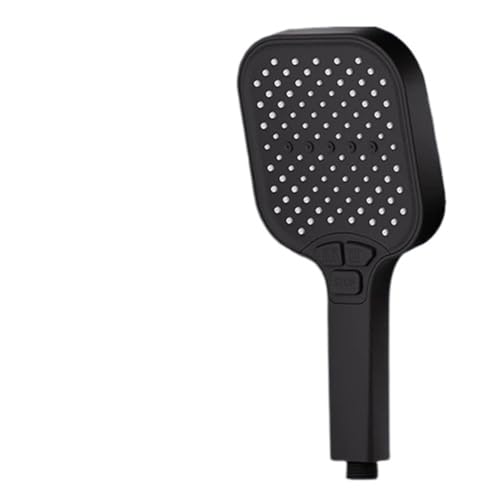 Three Modes Shower Pressurized Shower Head Nozzle 11cm Large Panel Pressurized Shower Water Heater Bathroom Accessories(Gray)