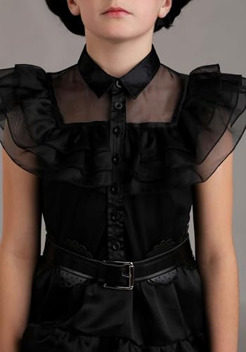 Disfraz completo de Wednesday Addams para niñas miniatura 4