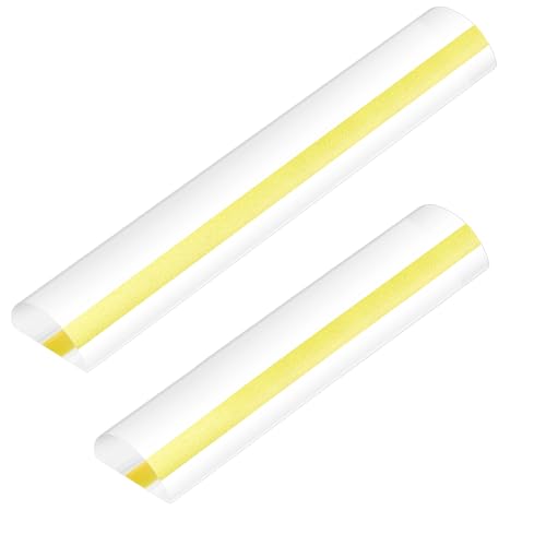 Chunful 2 Pcs 2X Clear Magnifying Ruler Bar