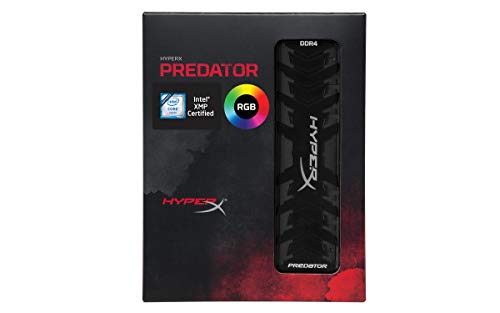 Image of HyperX Predator DDR4 RGB 64GB Kit (4 x 16GB) 3200MHz CL16 DIMM XMP RAM Memory /Infrared Sync Technology- Black (HX432C16PB3AK4 /64)