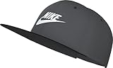 Nike Standard Dri-Fit Pro Structured Futura Cap, Iron Grey/Black/Black/White